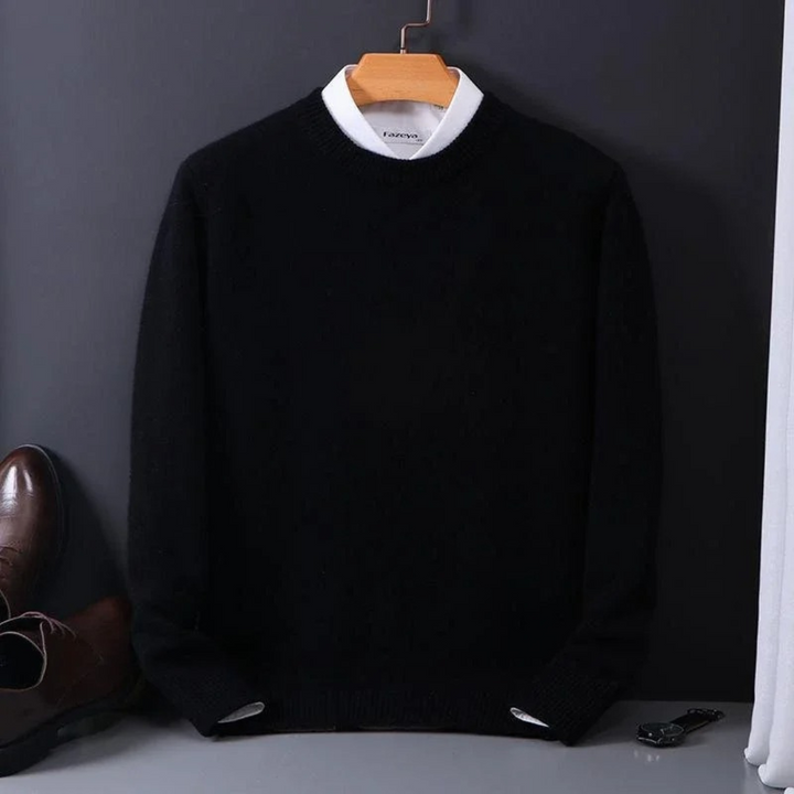 Thierry - Round Neck Wool Sweater