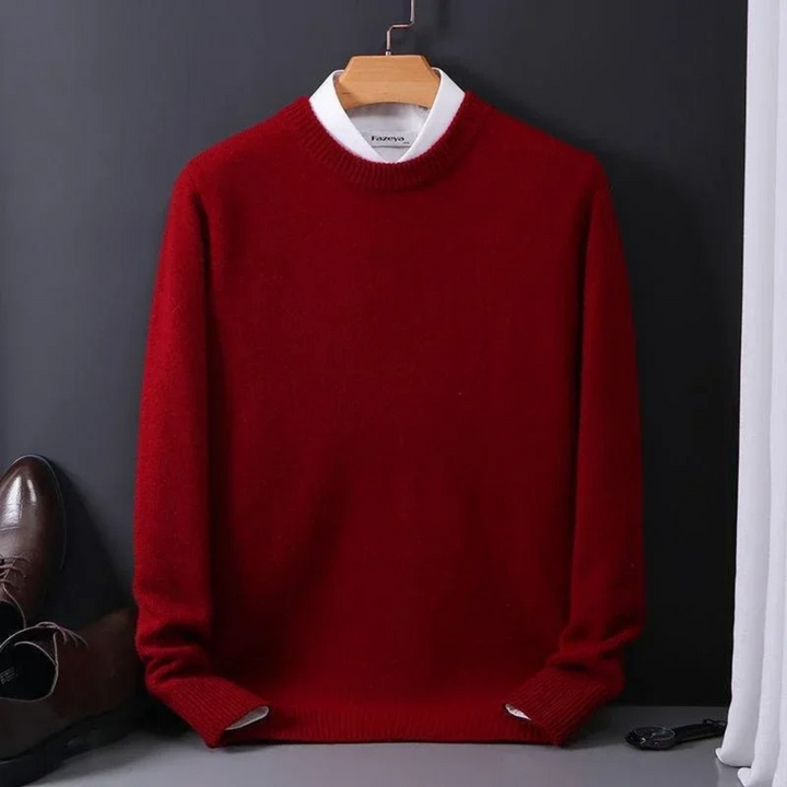 Thierry - Round Neck Wool Sweater