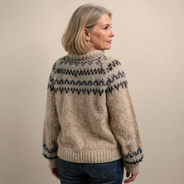 Olivia Mae™ | Classic Icelandic Wool Sweater