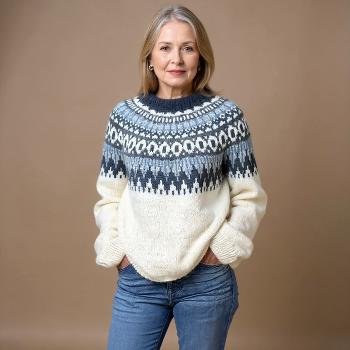 Olivia Mae™ | Classic Icelandic Wool Sweater