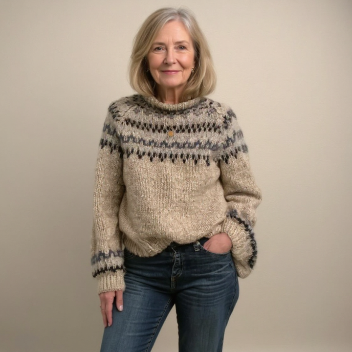 Olivia Mae™ | Classic Icelandic Wool Sweater