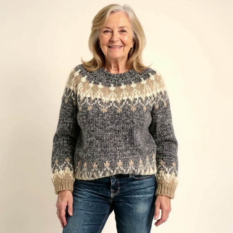 Olivia Mae™ | Classic Icelandic Wool Sweater