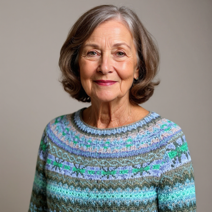 Olivia Mae™ | Classic Icelandic Wool Knit Sweater