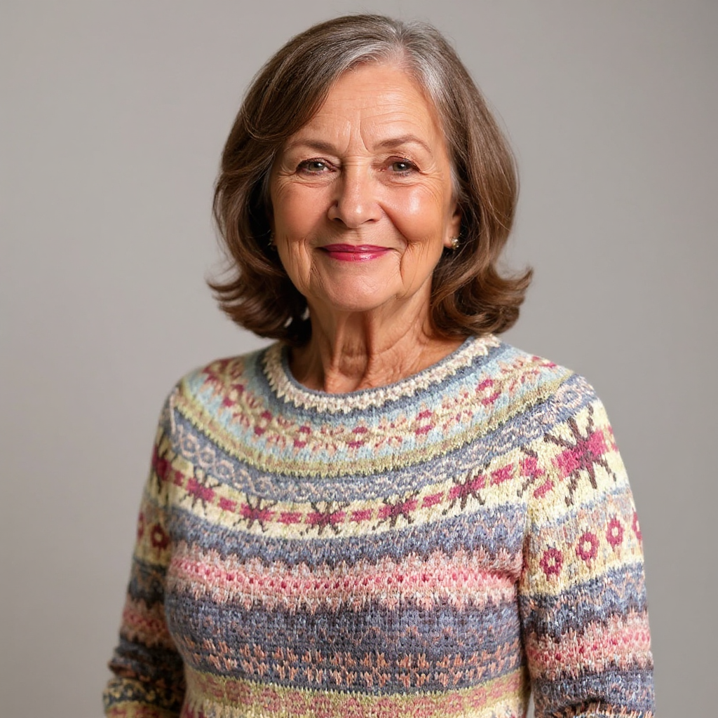 Olivia Mae™ | Classic Icelandic Wool Knit Sweater