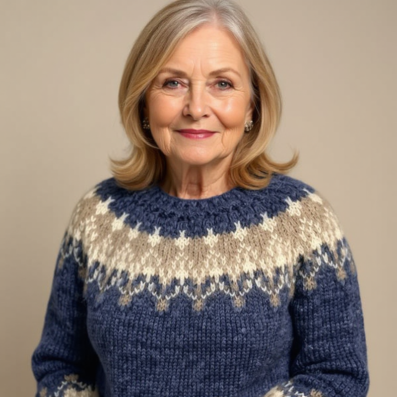 Olivia Mae™ | Classic Icelandic Wool Sweater