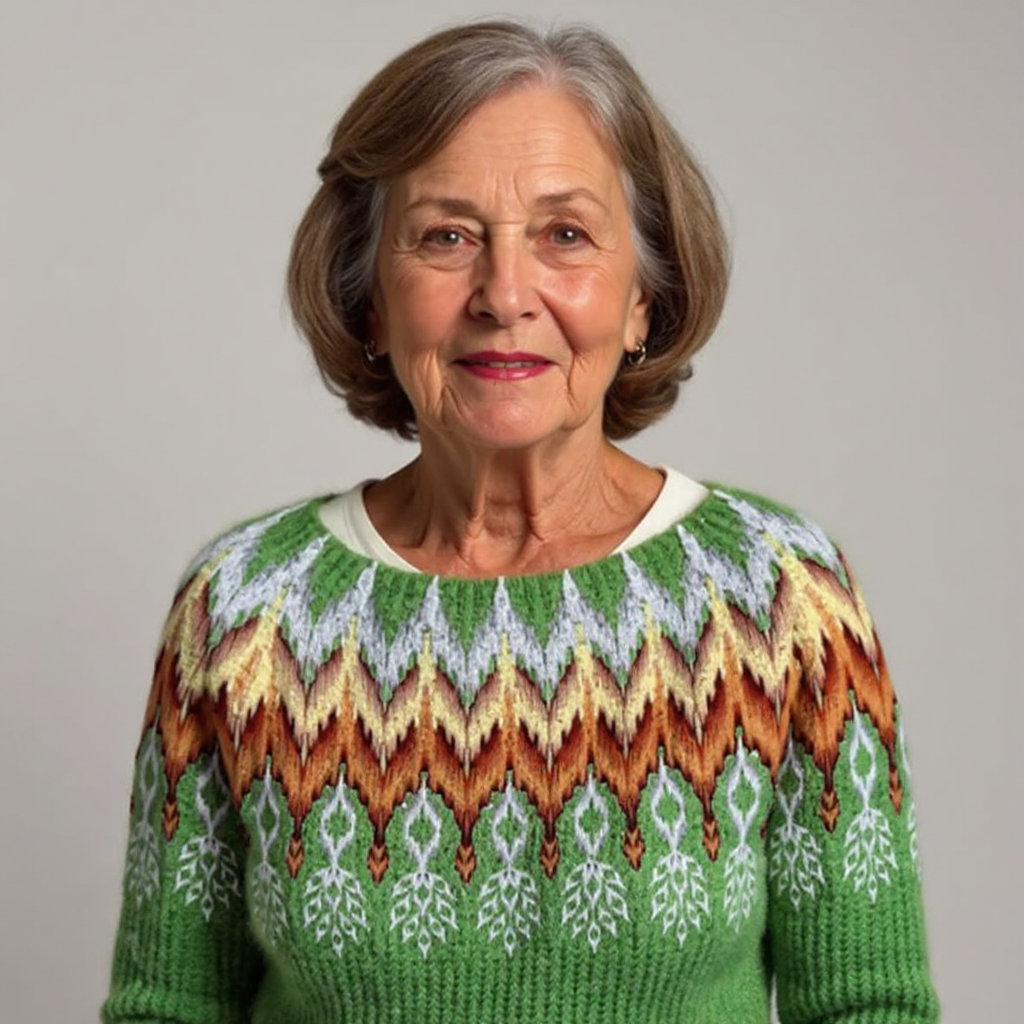 Olivia Mae™ | Classic Icelandic Wool Knit Sweater