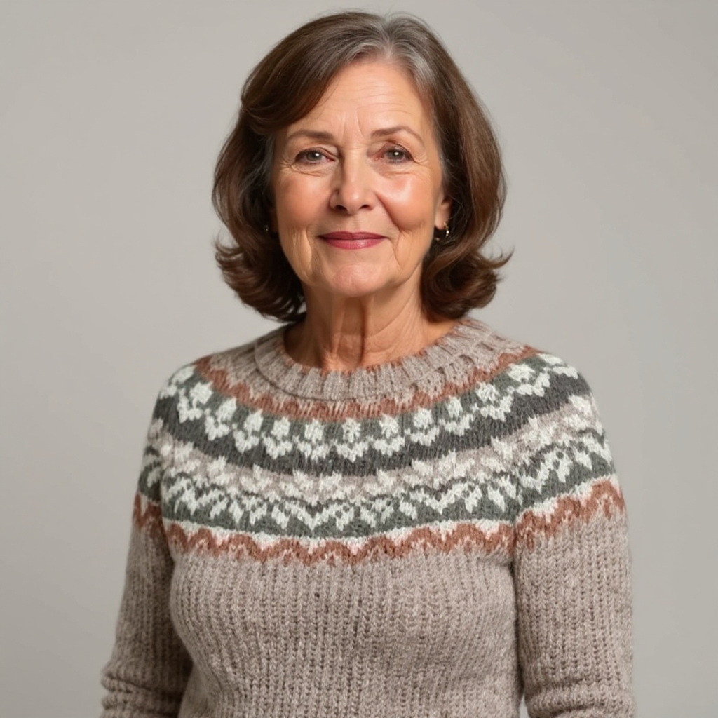 Olivia Mae™ | Classic Icelandic Wool Knit Sweater