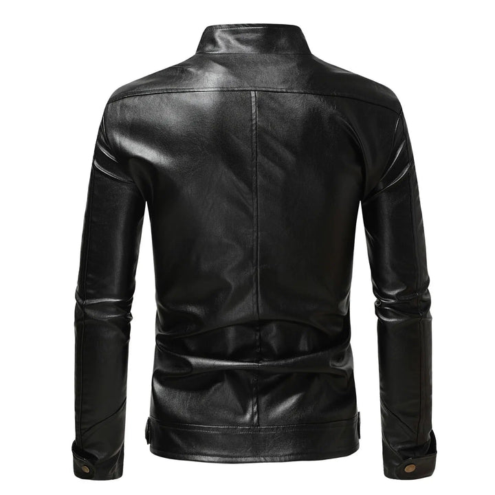 Elegant Leather Men's Jacket